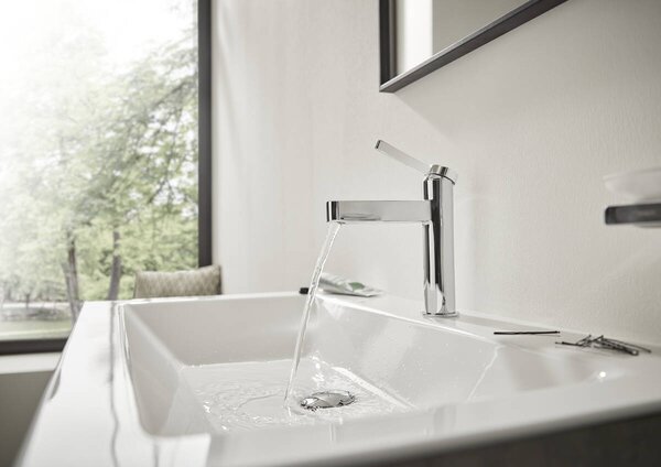 Hansgrohe Finoris - Páková umývadlová batéria 110 s odtokovou súpravou s tiahlom, chróm 76020000