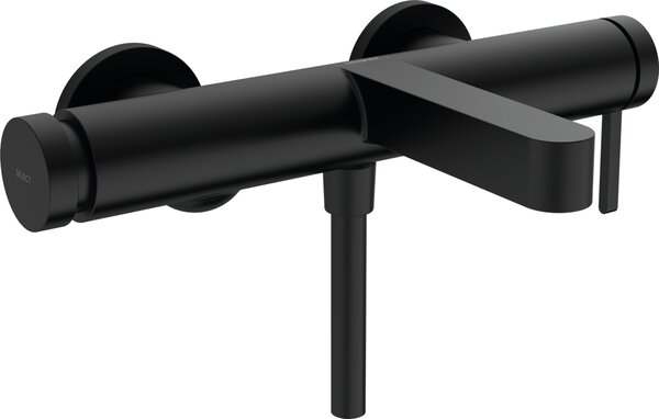 Hansgrohe Finoris - Páková vaňová batéria nástenná, čierna matná 76420670