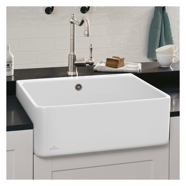 Villeroy & Boch Farmhouse 60 X - Keramický drez 595x500x200 mm alpská biela CeramicPlus 636001R1