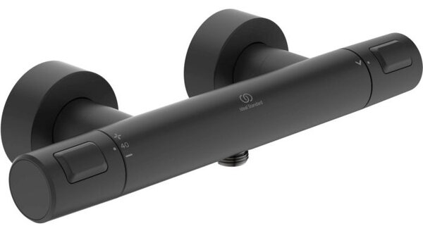 Ideal Standard CeraTherm T25 - Sprchová termostatická batéria nástenná, čierna matná A7201XG
