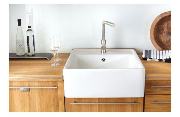 Villeroy & Boch Single-bowl - Keramický drez 595x630x220 mm, alpská biela CeramicPlus 632061R1