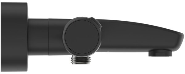 Ideal Standard CeraTherm T25 - Vaňová termostatická batéria nástenná, čierna matná A7544XG