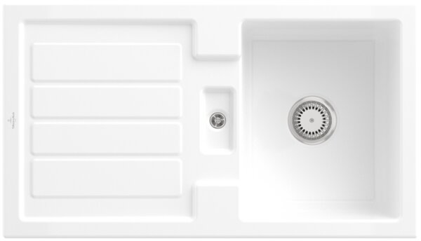Villeroy & Boch Flavia 50 - Keramický vstavaný drez 900x510 mm, alpská biela CeramicPlus 330501R1
