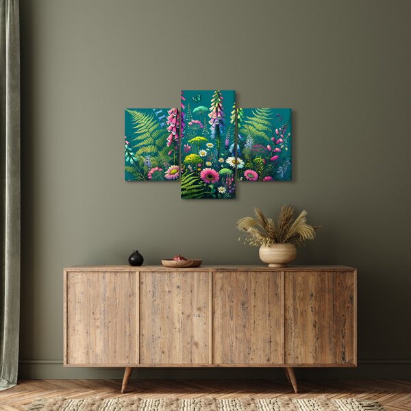 Obraz - Lúčne kvety (90x60 cm)