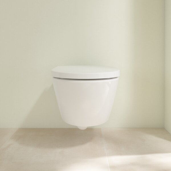 Villeroy & Boch Subway 3.0 - Combi Pack WC závesné TwistFlush + sedátko s poklopom SoftClosing, alpská biela 4670TS01
