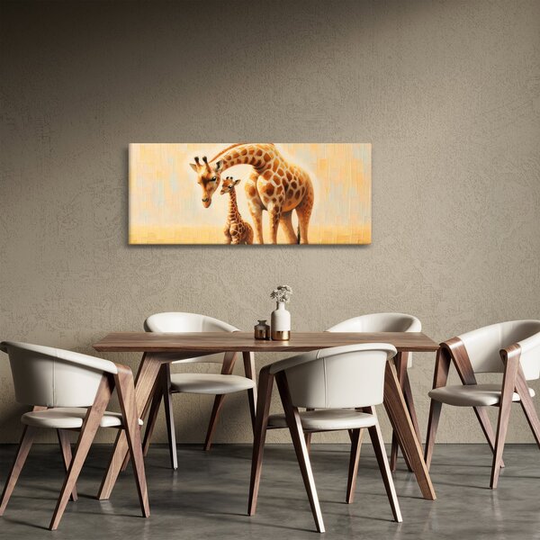 Obraz - Žirafy (120x50 cm)