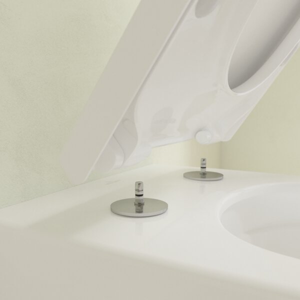Villeroy & Boch Subway 3.0 - Combi Pack WC závesné TwistFlush + sedátko s poklopom SoftClosing, alpská biela 4670TS01