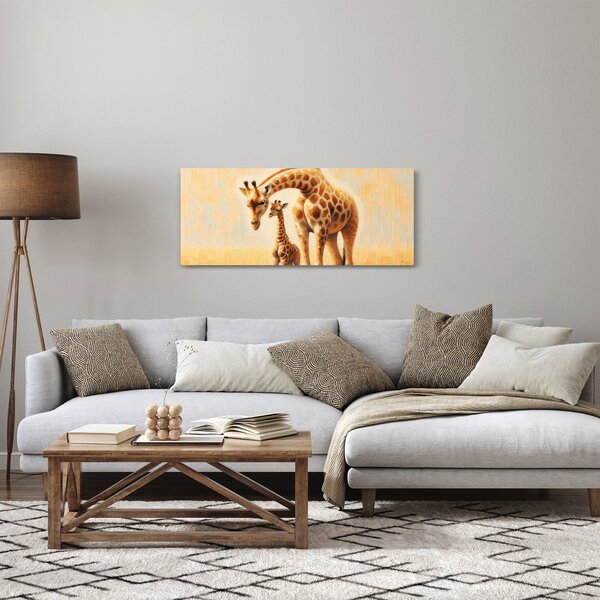 Obraz - Žirafy (120x50 cm)