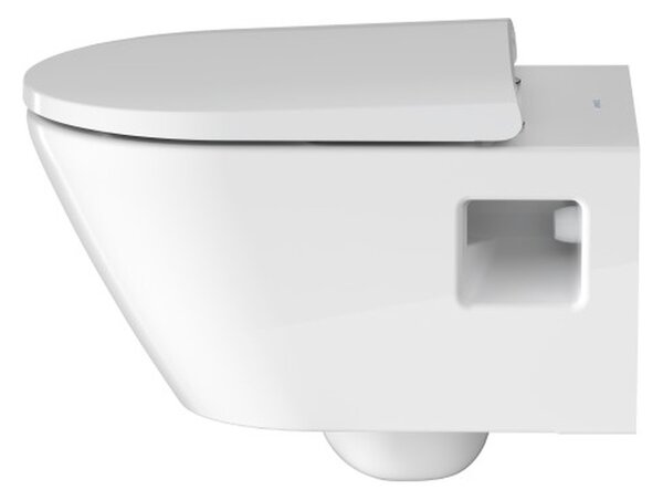 Duravit D-Neo - Závesné WC Rimless®, 540x370 mm, biela 2578090000