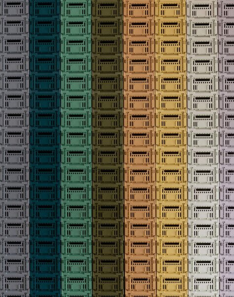 HAY Úložný box Colour Crate Small, ocean green
