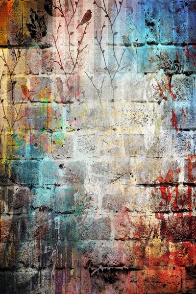 Conceptum Hypnose Koberec Crazy Wall 80x150 cm viacfarebný