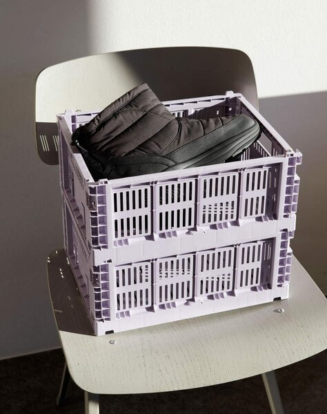 HAY Úložný box Colour Crate Medium, lavender