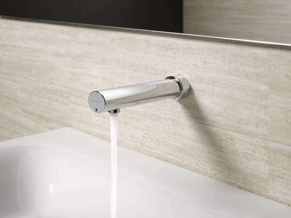 SCHELL MODUS E nástenná senzorová umývadlová batéria HD-K na studenú vodu, na batérie 6V, 230 mm, chróm 019540699