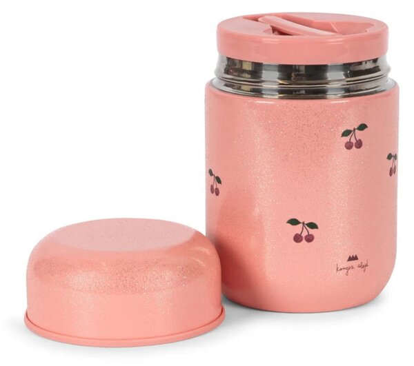 Detská termoska na jedlo Cherry Glitter