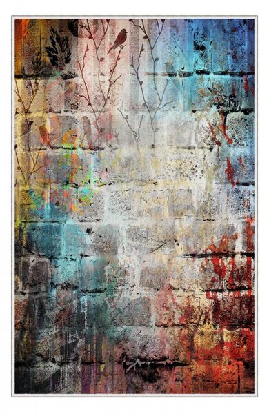 Conceptum Hypnose Koberec Crazy Wall 80x150 cm viacfarebný