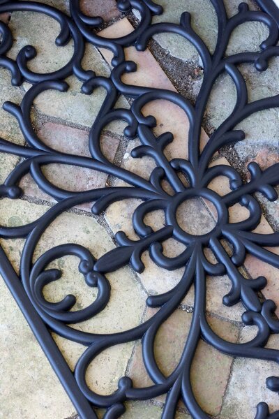 Gumová rohožka Filigree 45 × 75 cm