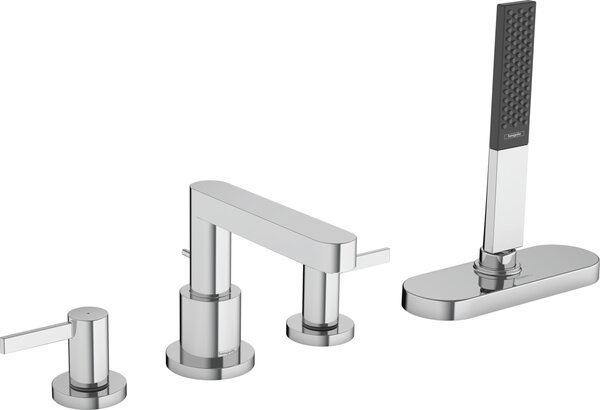 Hansgrohe Finoris - 4-otvorová batéria na okraj vane, chróm 76444000