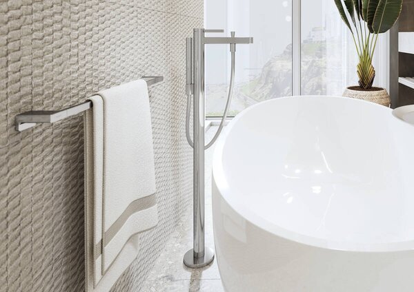 Hansgrohe Finoris - Vaňová batéria na podlahu, chróm 76445000
