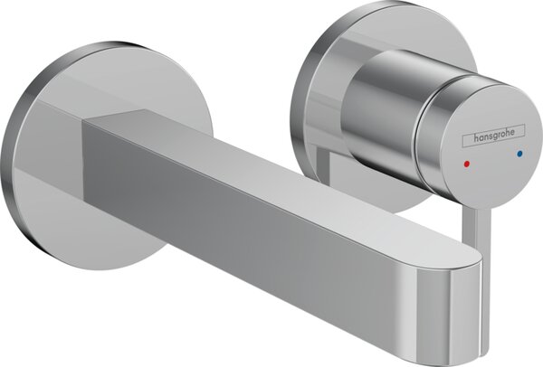Hansgrohe Finoris - Páková umývadlová batéria pod omietku s ramenom 168 mm, chróm 76051000