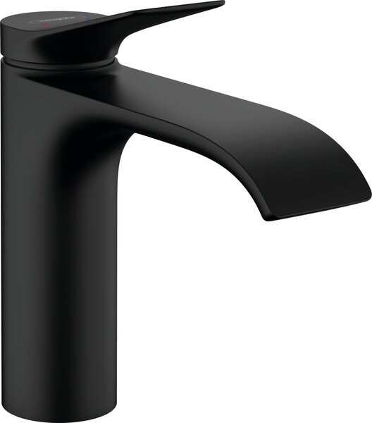 Hansgrohe Vivenis - Páková umývadlová batéria 110 bez odtokovej súpravy, čierna matná 75022670