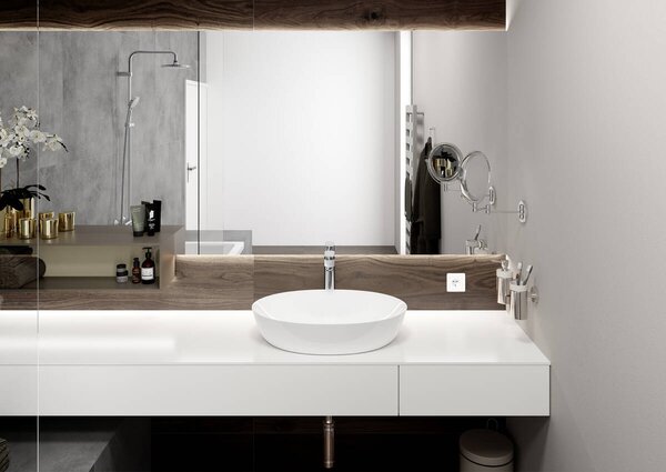 Hansgrohe Vernis Blend - Páková umývadlová batéria 190 bez odtokovej súpravy, chróm 71582000