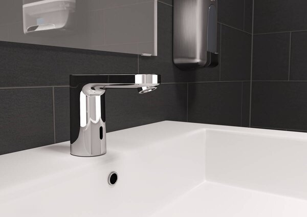 Hansgrohe Vernis Blend - Elektronická umývadlová batéria pre studenú vodu alebo vopred nastavenú teplotu, napájanie batériou, chróm 71503000