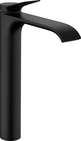 Hansgrohe Vivenis - Páková umývadlová batéria 250 pre umývadlové misy, bez odtokovej súpravy, čierna matná 75042670