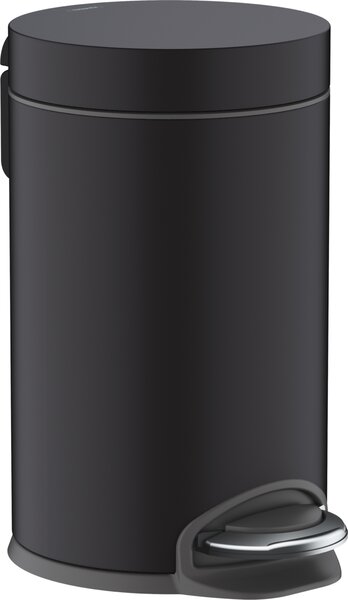Hansgrohe AddStoris - Odpadkový kôš nášľapný, čierna matná 41775670