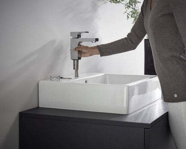 Hansgrohe Vernis Shape - Páková umývadlová batéria 100 bez odtokovej súpravy, chróm 71569000