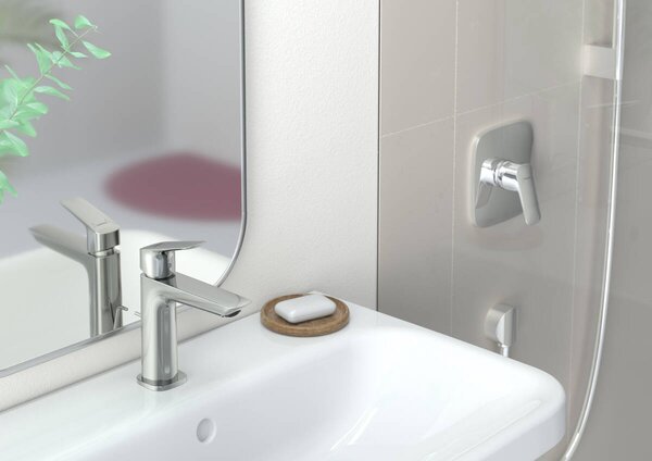 Hansgrohe Logis - Páková umývadlová batéria 110 Fine s odtokovou súpravou Push-Open, chróm 71252000