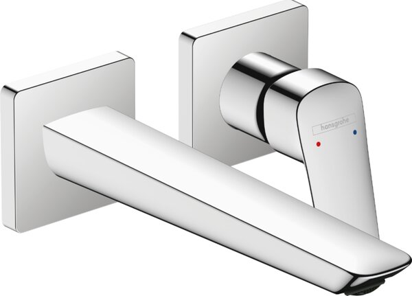 Hansgrohe Logis - Páková umývadlová batéria pod omietku, pre montáž na stenu Fine s výtokom 206 mm, chróm 71256000
