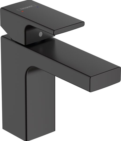 Hansgrohe Vernis Shape - Páková umývadlová batéria 100 bez odtokovej súpravy, čierna matná 71569670