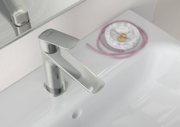 Hansgrohe Logis - Páková umývadlová batéria 110 Fine s odtokovou súpravou Push-Open, chróm 71252000