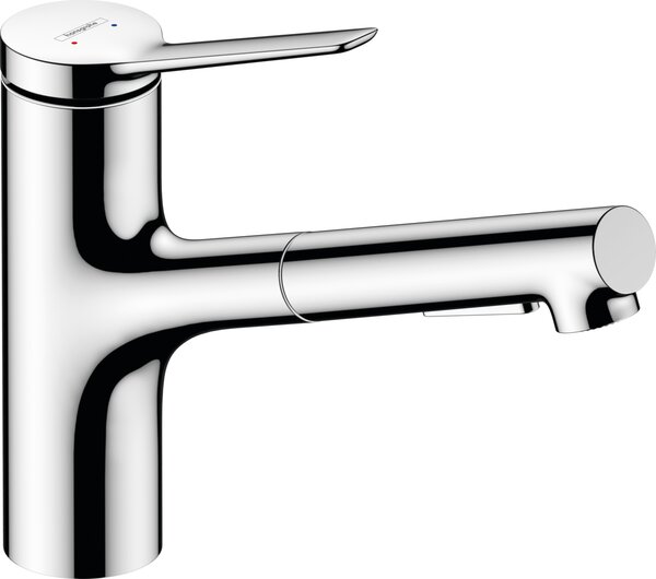 Hansgrohe Zesis M33 - Páková kuchynská batéria 150, vyťahovacia sprška, 2jet, chróm 74800000