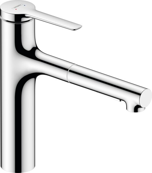 Hansgrohe Zesis M33 - Páková kuchynská batéria 160, vyťahovacia spŕška, 2jet, sBox lite, chróm 74804000