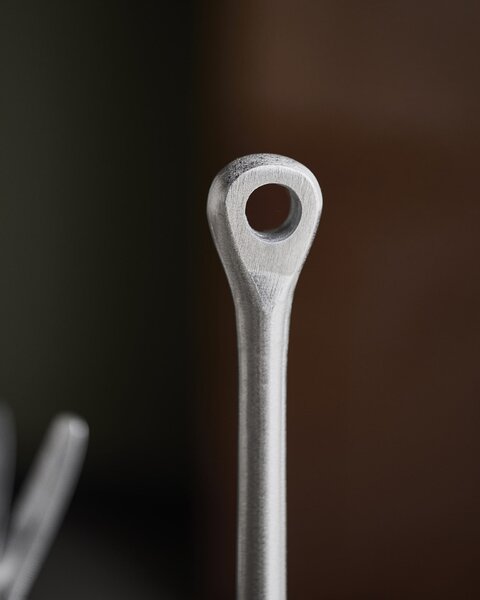 Stojan na kuchynské utierky Eden Brushed Silver Finish