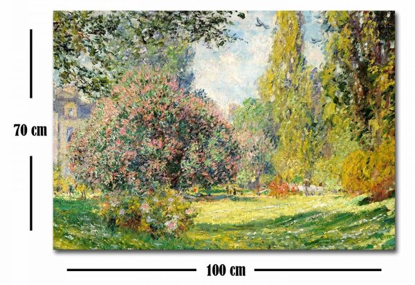 Hanah Home Obraz PARK MONCEAU od C. MONET 70x100 cm