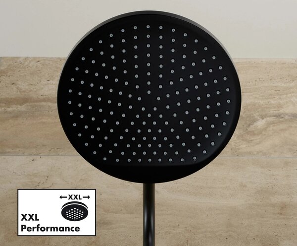 Hansgrohe Croma S - Hlavová sprcha 240 1jet EcoSmart 9 l/min, čierna matná 26724670