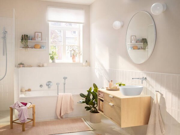 Hansgrohe Rebris S - Páková umývadlová batéria pod omietku, pre montáž na stenu, s výtokom 20 cm, chróm 72528000