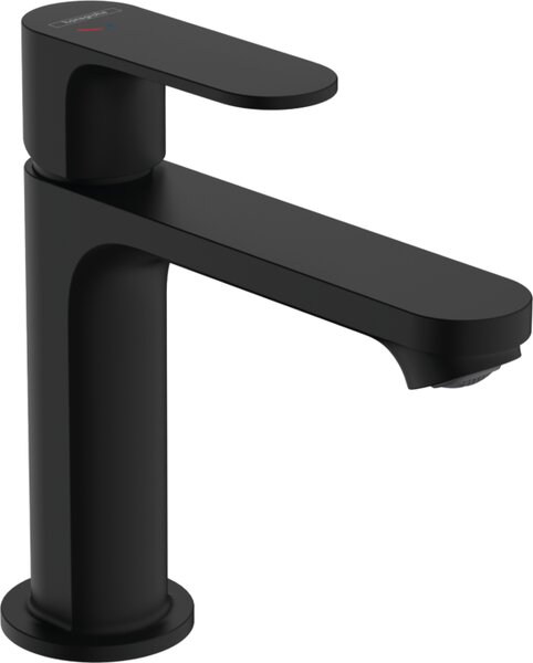 Hansgrohe Rebris S - Páková umývadlová batéria 110 CoolStart bez odtokovej súpravy, čierna matná 72520670