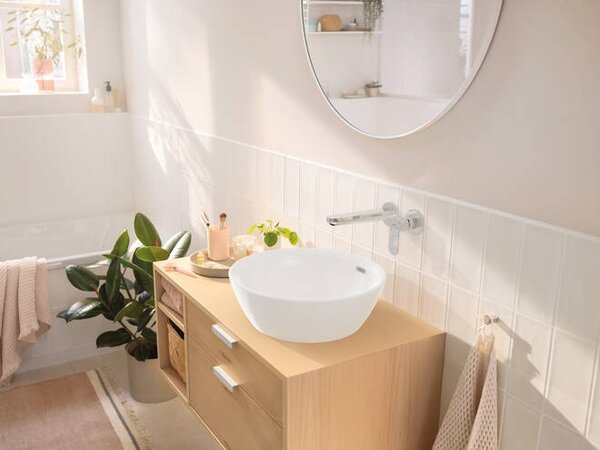 Hansgrohe Rebris S - Páková umývadlová batéria pod omietku, pre montáž na stenu, s výtokom 20 cm, chróm 72528000