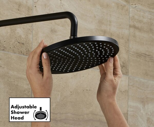 Hansgrohe Croma S - Hlavová sprcha 240 1jet EcoSmart 9 l/min, čierna matná 26724670