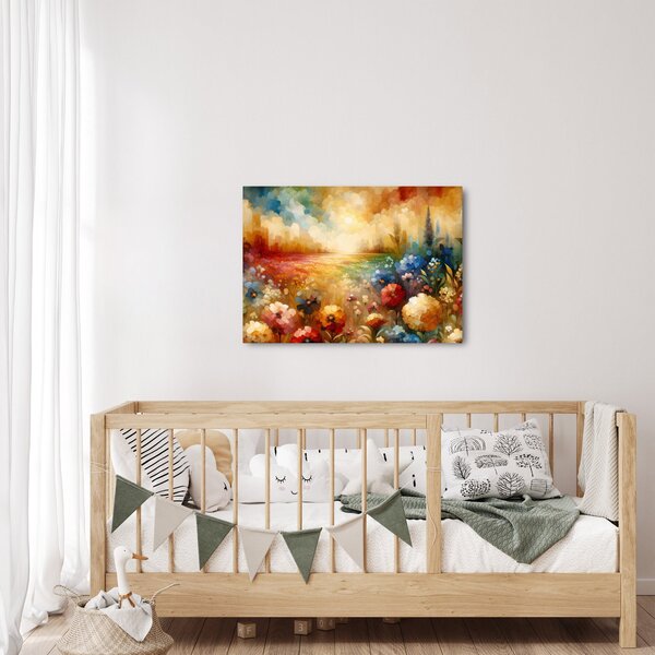 Obraz - Pestrofarebná lúka (70x50 cm)