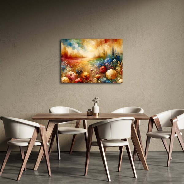 Obraz - Pestrofarebná lúka (70x50 cm)