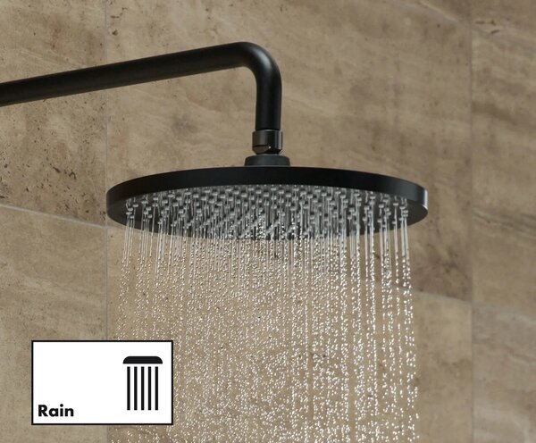 Hansgrohe Croma S - Hlavová sprcha 240 1jet EcoSmart 9 l/min, čierna matná 26724670