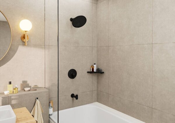 Hansgrohe Croma S - Hlavová sprcha 240 1jet EcoSmart 9 l/min, čierna matná 26724670