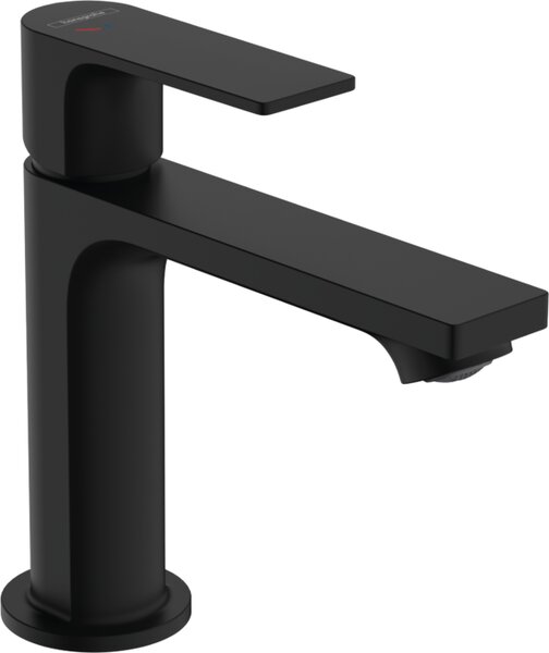 Hansgrohe Rebris E - Páková umývadlová batéria 110 CoolStart bez odtokovej súpravy, čierna matná 72560670