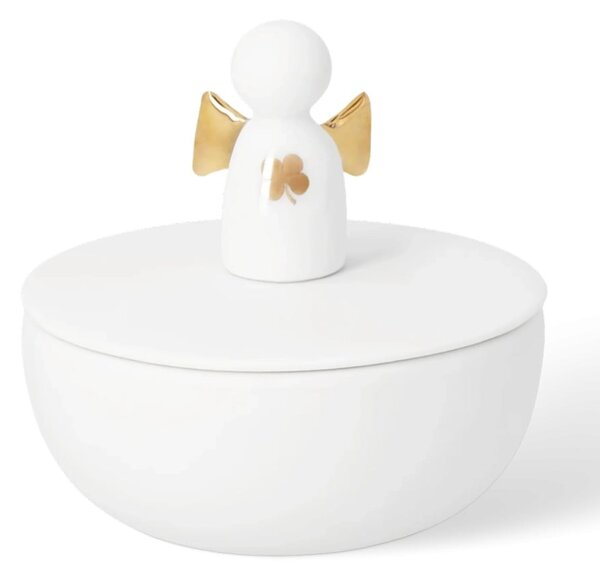 Porcelánová úložná dózička Angel