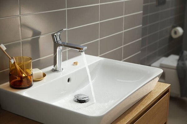 Hansgrohe Rebris E - Páková umývadlová batéria 110 CoolStart bez odtokovej súpravy, chróm 72560000