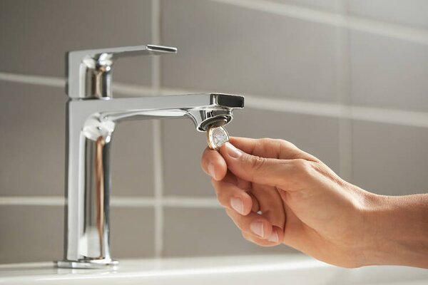 Hansgrohe Rebris E - Páková umývadlová batéria 110 CoolStart bez odtokovej súpravy, chróm 72560000